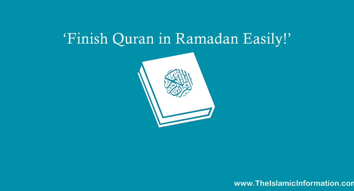 Finish Quran in Ramadan Easily