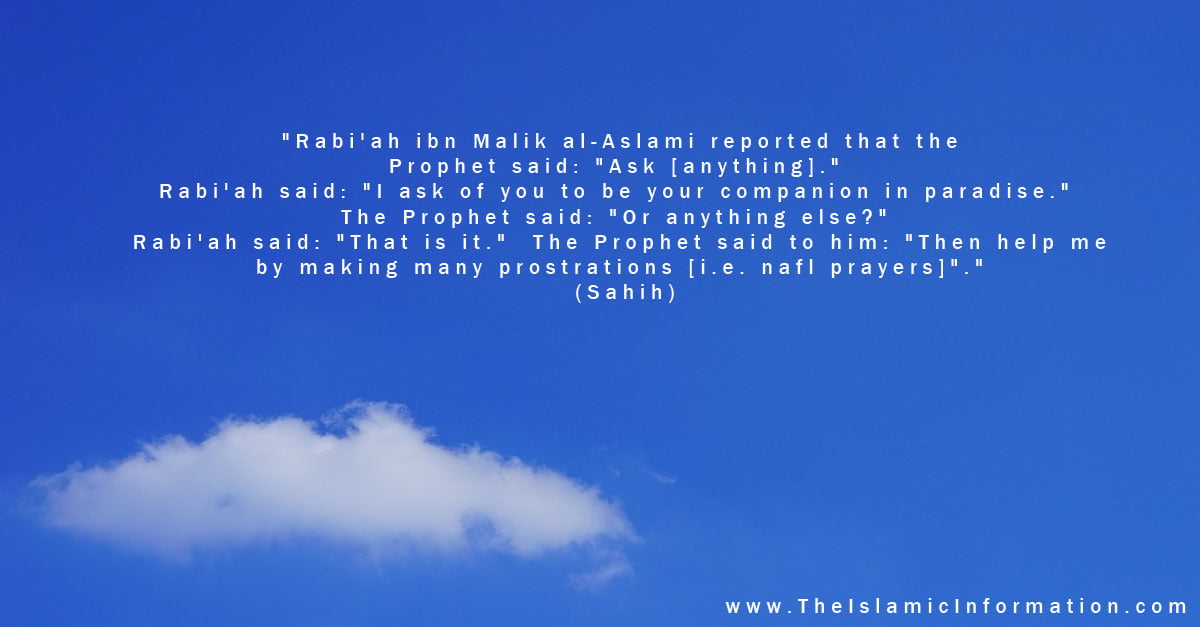 nafl prayers hadith