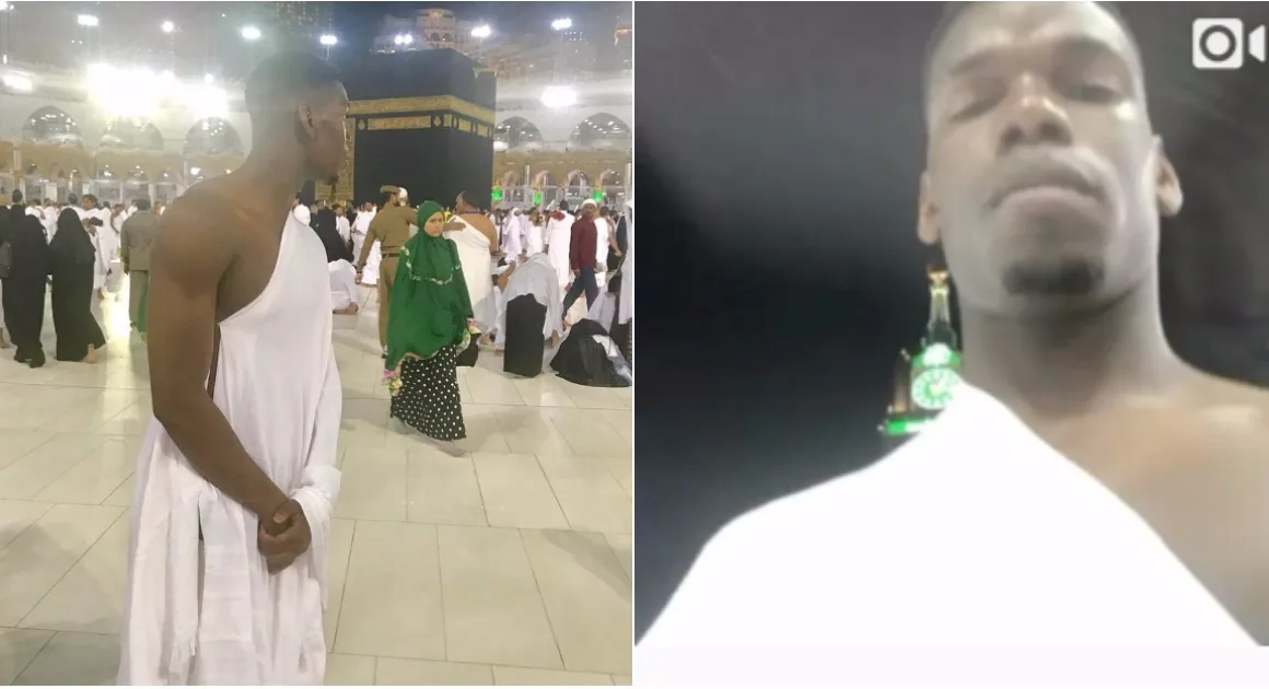 Worlds Famous Football Player Pogba Visited Masjid Al Haram To Perform Umrah