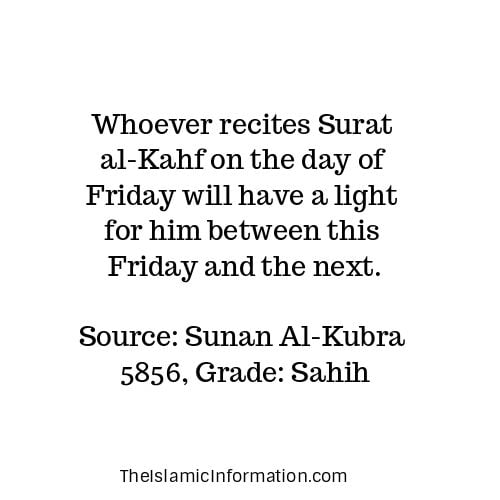 surah al kahf friday recite benefits