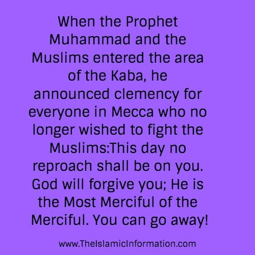 Muhammad entre dans la conquête kabaa de la Mecque