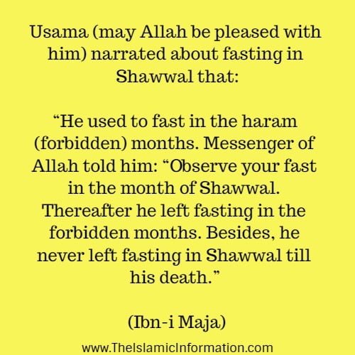 shawwal fasting hadith