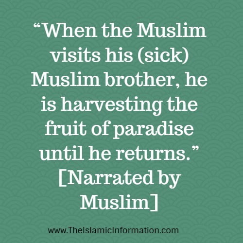 visiting sick shahih muslim