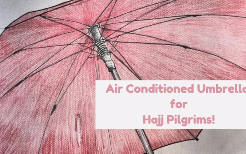 Saudi Arabia Created Air Conditioned Umbrella for Hajj Pilgrims