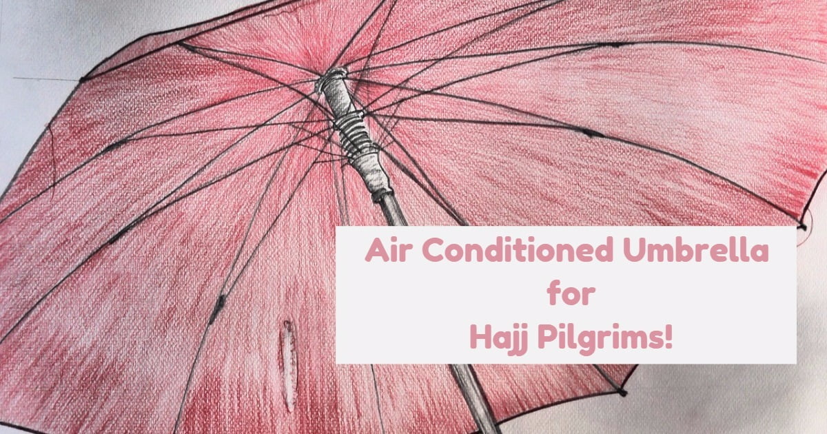 Saudi Arabia Created Air Conditioned Umbrella for Hajj Pilgrims