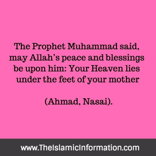 heaven under mother feet hadith