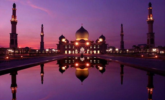 An-Nur Mosque, Pekanbaru, Indonesia
