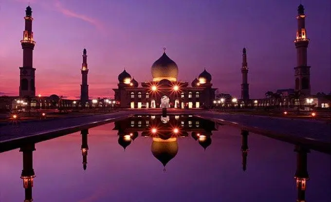 An-Nur Mosque, Pekanbaru, Indonesia