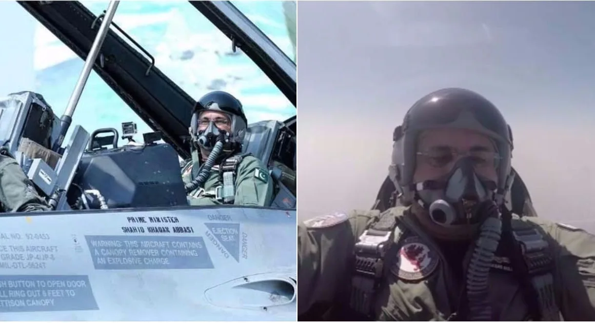Pakistani PM Becomes First Muslim PM To Fly A F 16 Jet