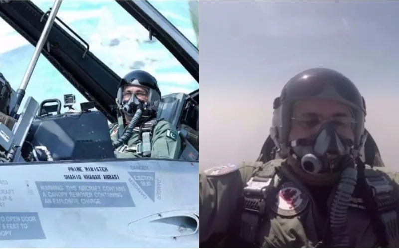Pakistani PM Becomes First Muslim PM To Fly A F 16 Jet