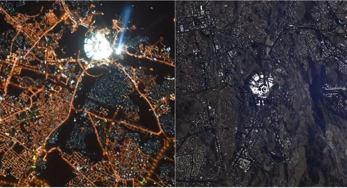 Russian Astronaut Shared Makkahs Grand Mosque Images From Space