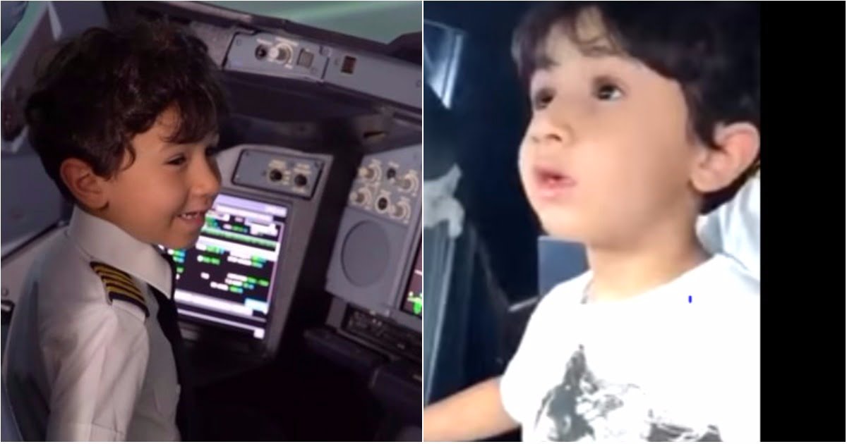 6 Years Old Muslim Kid Flew Etihad Airways Plane