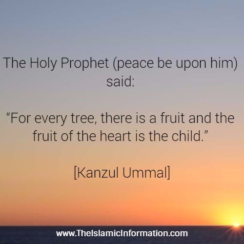 BLESSING OF HAVING CHILDREN hadith