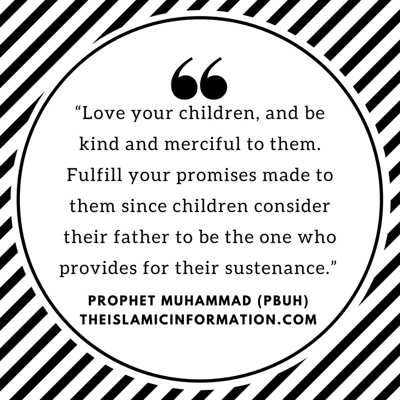 Muhammad prophet about children hadith