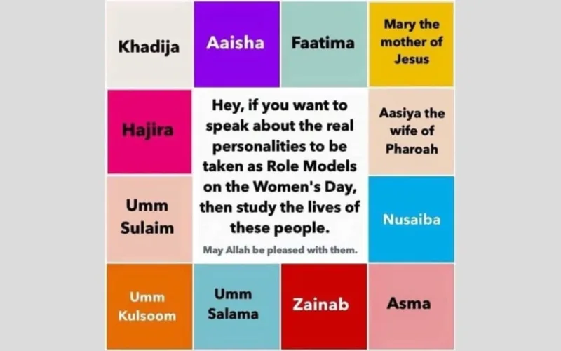 Muslim Women Should Be Taken As Role Model