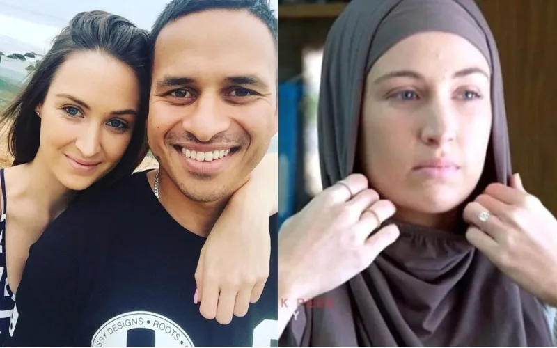 Muslim cricketer Usman Khawajas fiancée converted to Islam