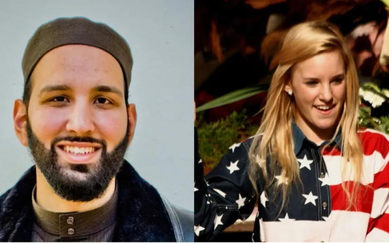 Untitled collagereply of Omar Suleiman that led a non Muslim woman revert to Islam