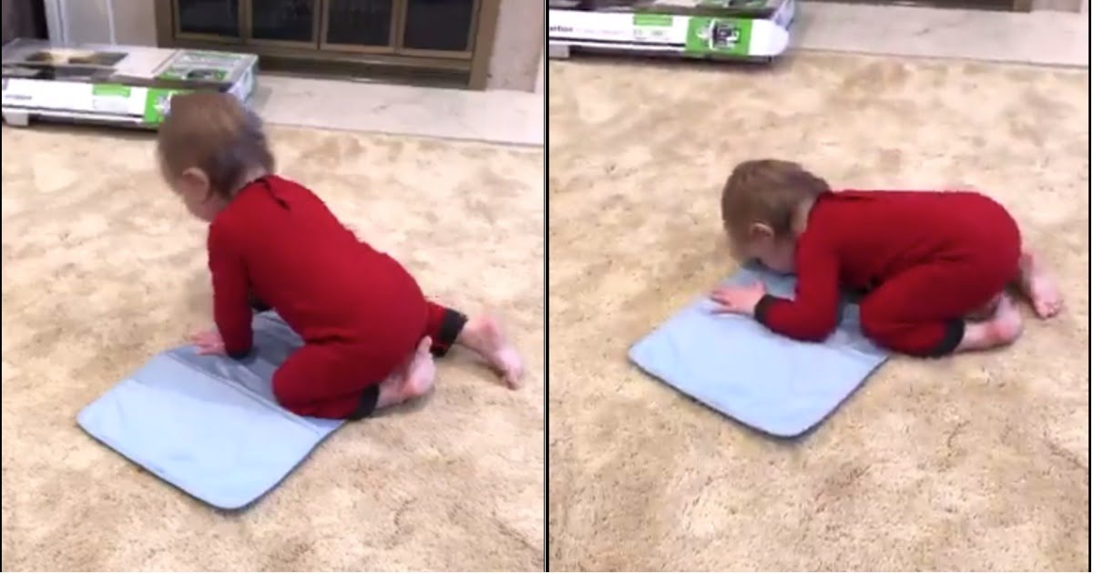 Video Of A Non Muslim Toddler Trying To Pray Salah Goes Viral