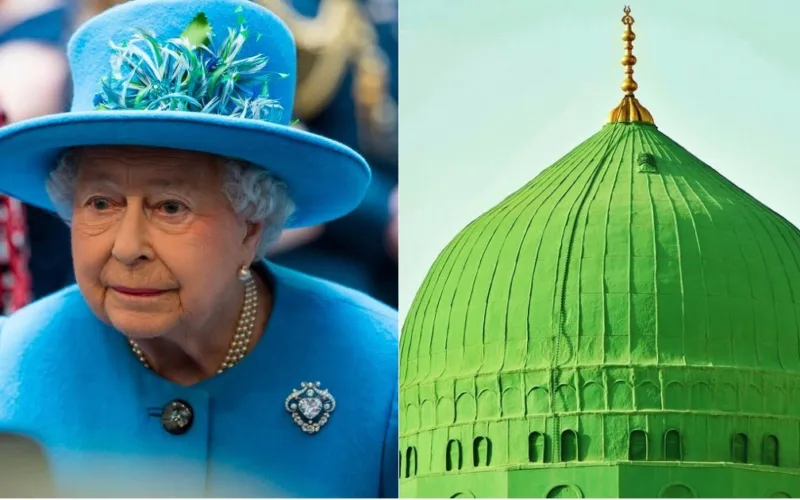 Why does the Queen of Great Britain recall her kinship with the Prophet Muhammad