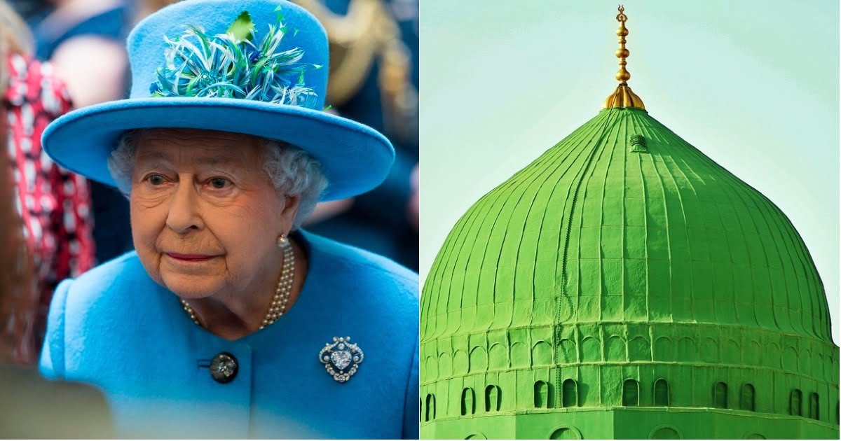 Why does the Queen of Great Britain recall her kinship with the Prophet Muhammad