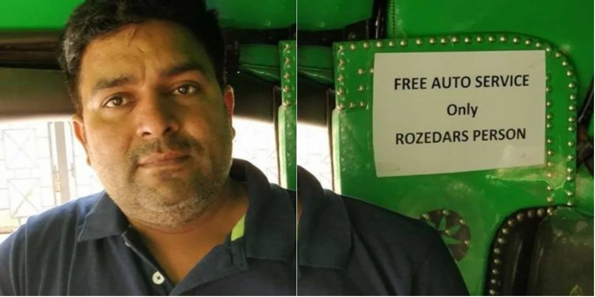 Indian Hindu Rickshaw Driver Giving Free Rides To Fasting Muslims
