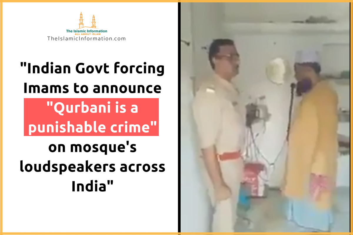 Indian Police Forcing Imams To Announce _Qurbani is a punishable crime_