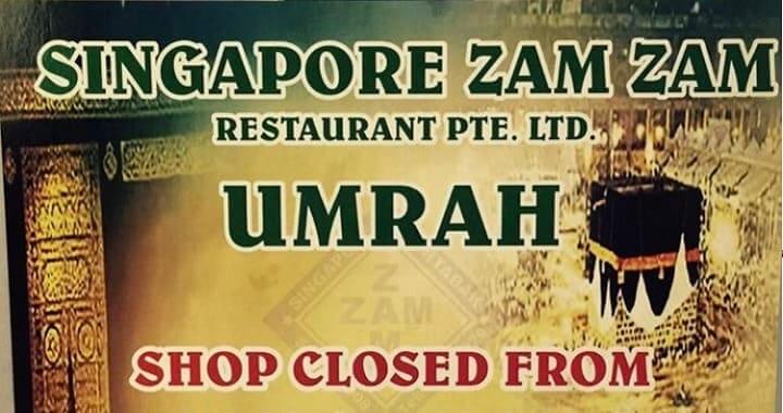 Singapore Restaurant Owner umrah free