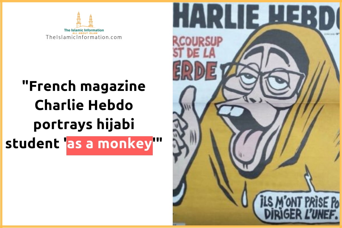 French Magazine Showed Hijabi Student As A Monkey, Creates Outrage