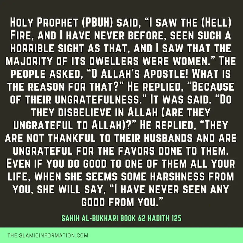 The Hadith About Women in Hell