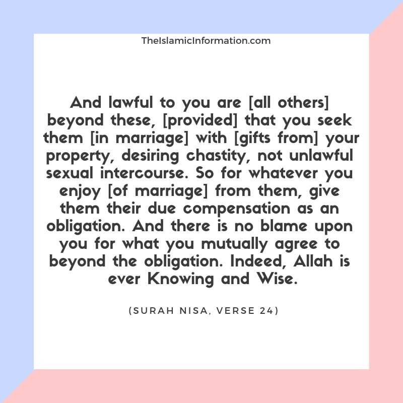 Nikah Mutah Temporary Marriage Quran