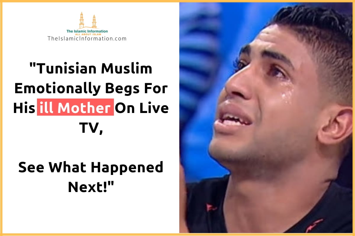 Tunisian Muslim Emotionally Begs For His ill Mother On Live TV