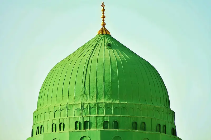 dome of masjid e nabawi