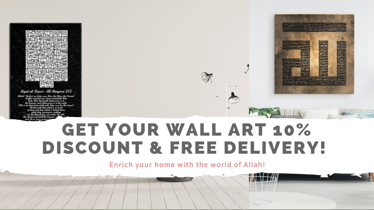 Get Islamic Wall Art From Alphaletta With 10% Discount and Free Delivery!