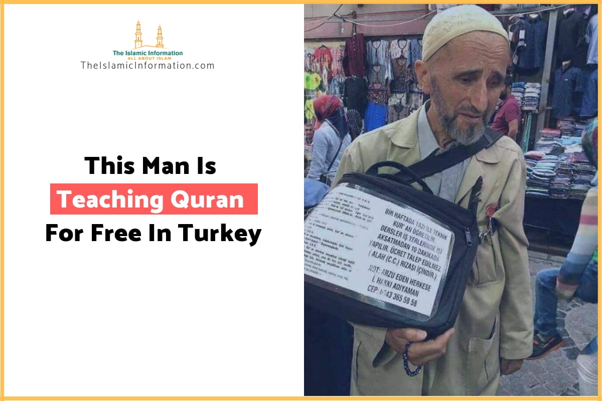 This Man Is Teaching Quran For Free To All In Turkey