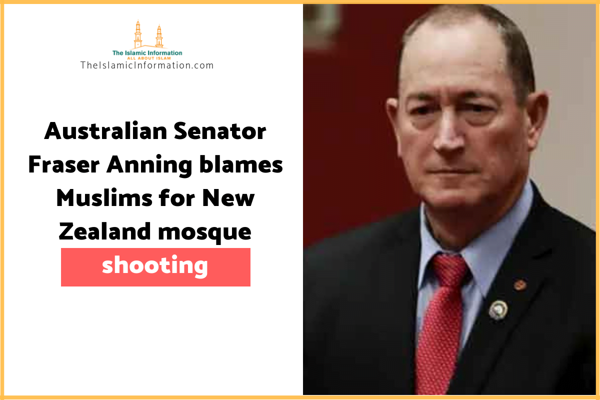 Fraser Anning, an Australian Senator Blames Muslims For New Zealand Mosque Terror Attack
