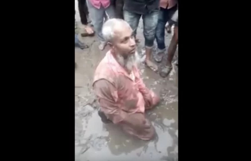 68 Years Old Muslim Man Beaten for Selling Beef and Forced To Eat Pork in India