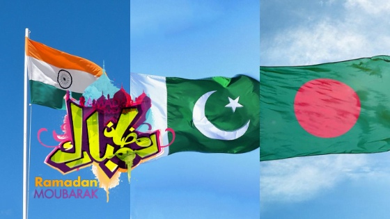 india pakistan bangladesh start ramadan 2019