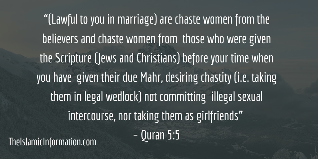 muslim marry jew christian woman quran