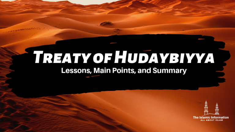 Treaty of Hudaybiyyah Lessons Main Points Summary