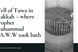 Well of Tuwa Bir Tuwa Prophet Muhammad PBUH Took Bath In It
