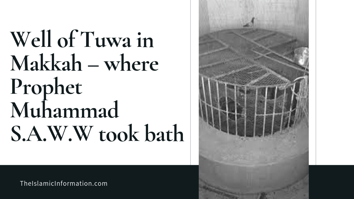 Well Of Tuwa Bir Tuwa Prophet Muhammad Pbuh Took Bath In It