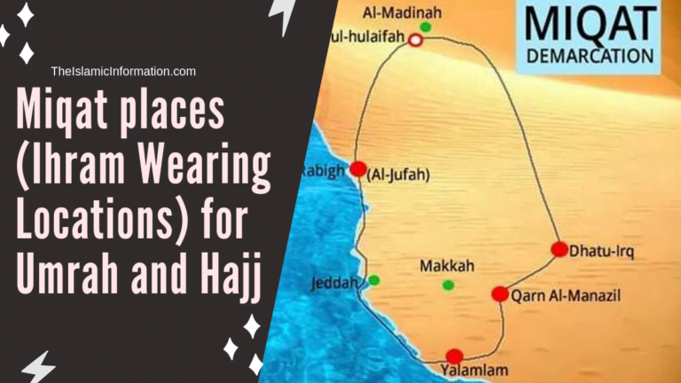 Miqat locations To Wear Ihram Locations Hajj Umrah