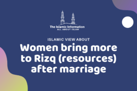 wife bring rizq marriage hadith quran islam