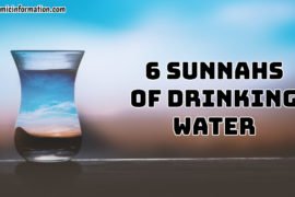 Sunnah of Drinking Water Islamic Hadiths