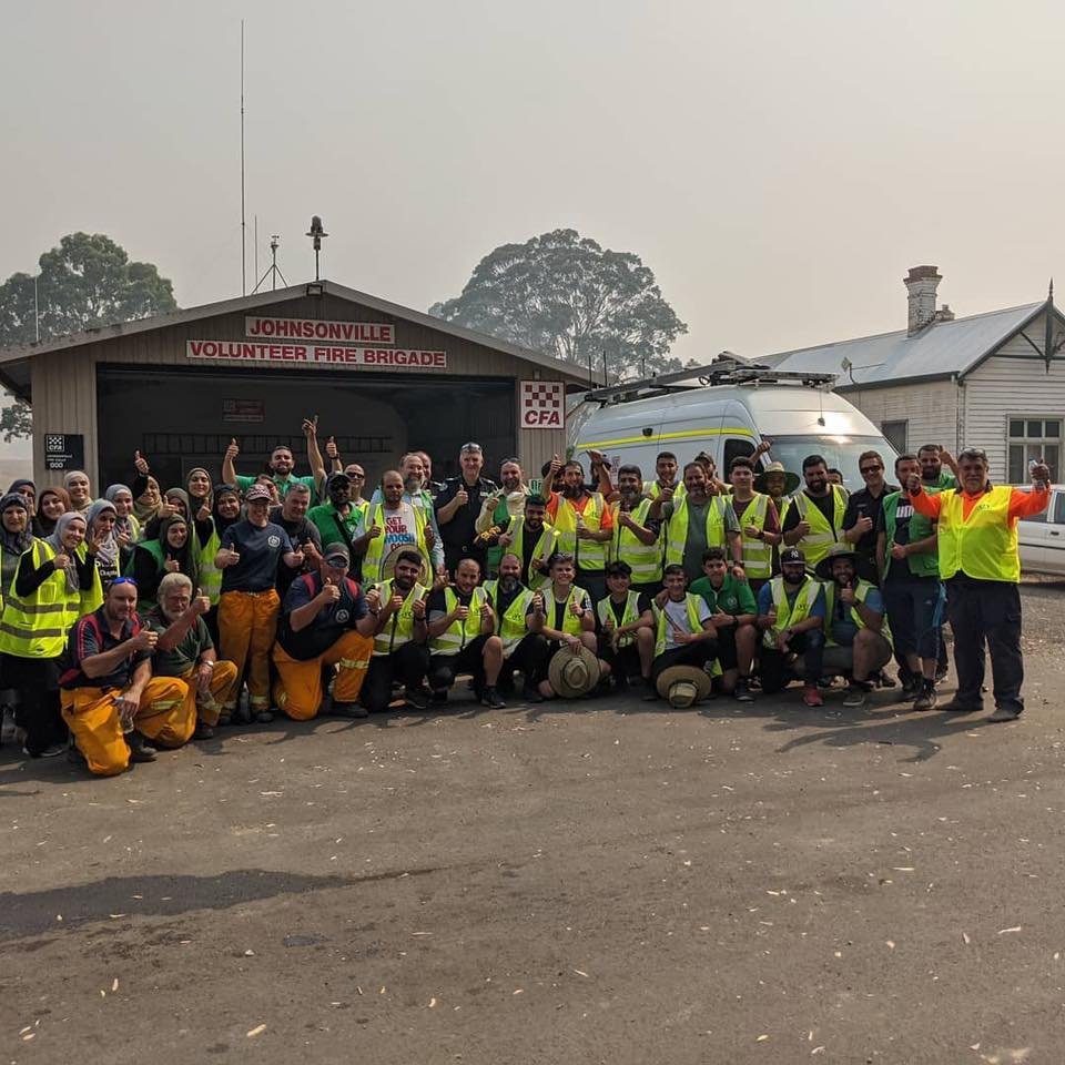 johnsonville volunteer fire brigade muslim cook meal