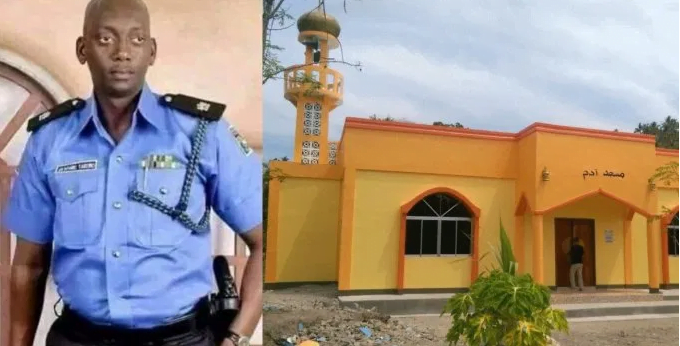 Nigerian Police Officer Builds Mosque