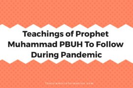 Teachings of Prophet Muhammad PBUH During Pandemic scaled