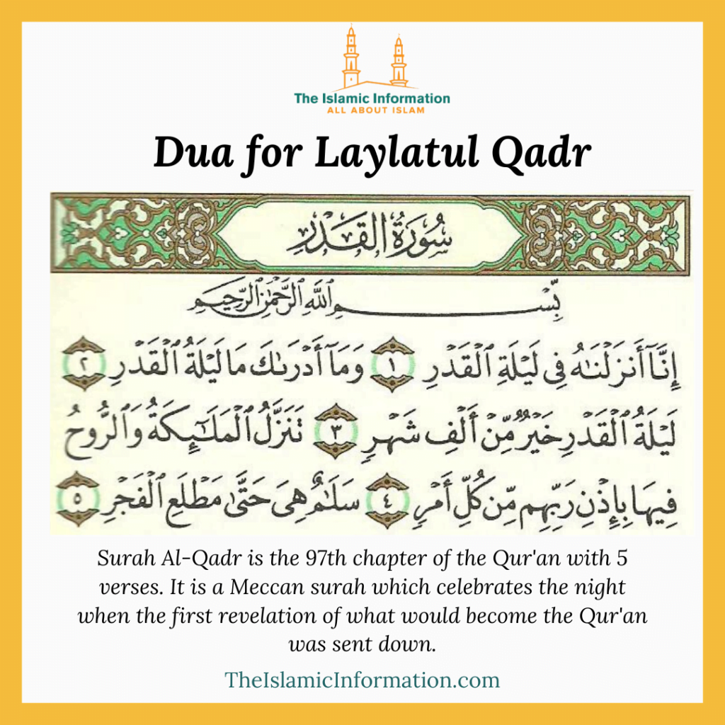Dua for Laylatul Qadr