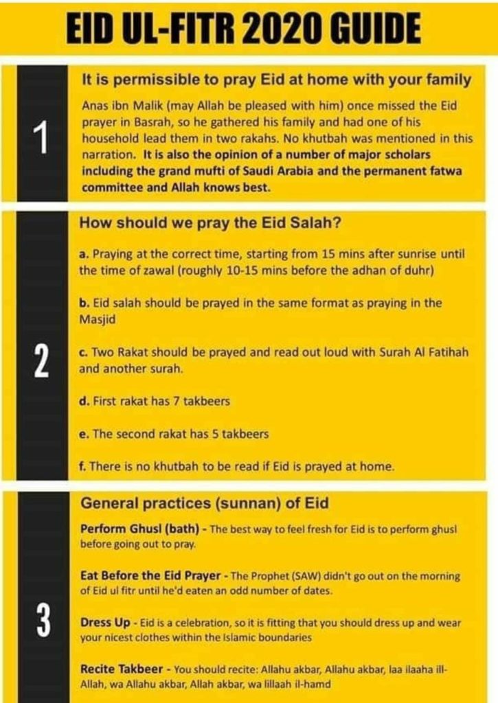 Eid 2020 Guide