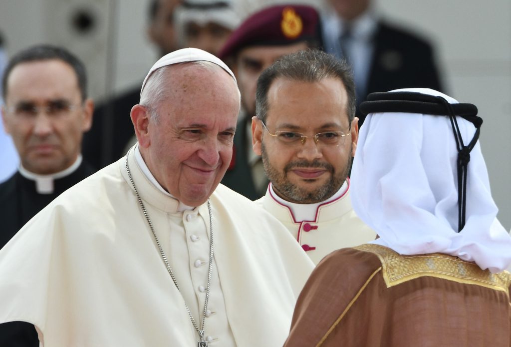Pope Francis Prince Sheikh Muhammad Bin Zayed Al Nahyan